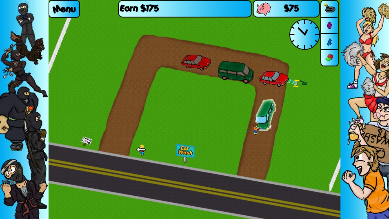 Car Washer: Summer of the Ninja screenshot 2