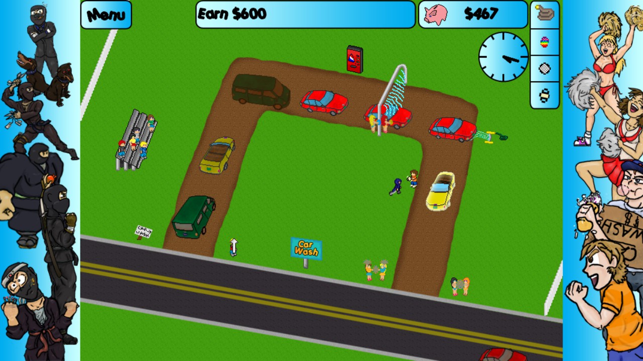 Car Washer: Summer of the Ninja screenshot 4