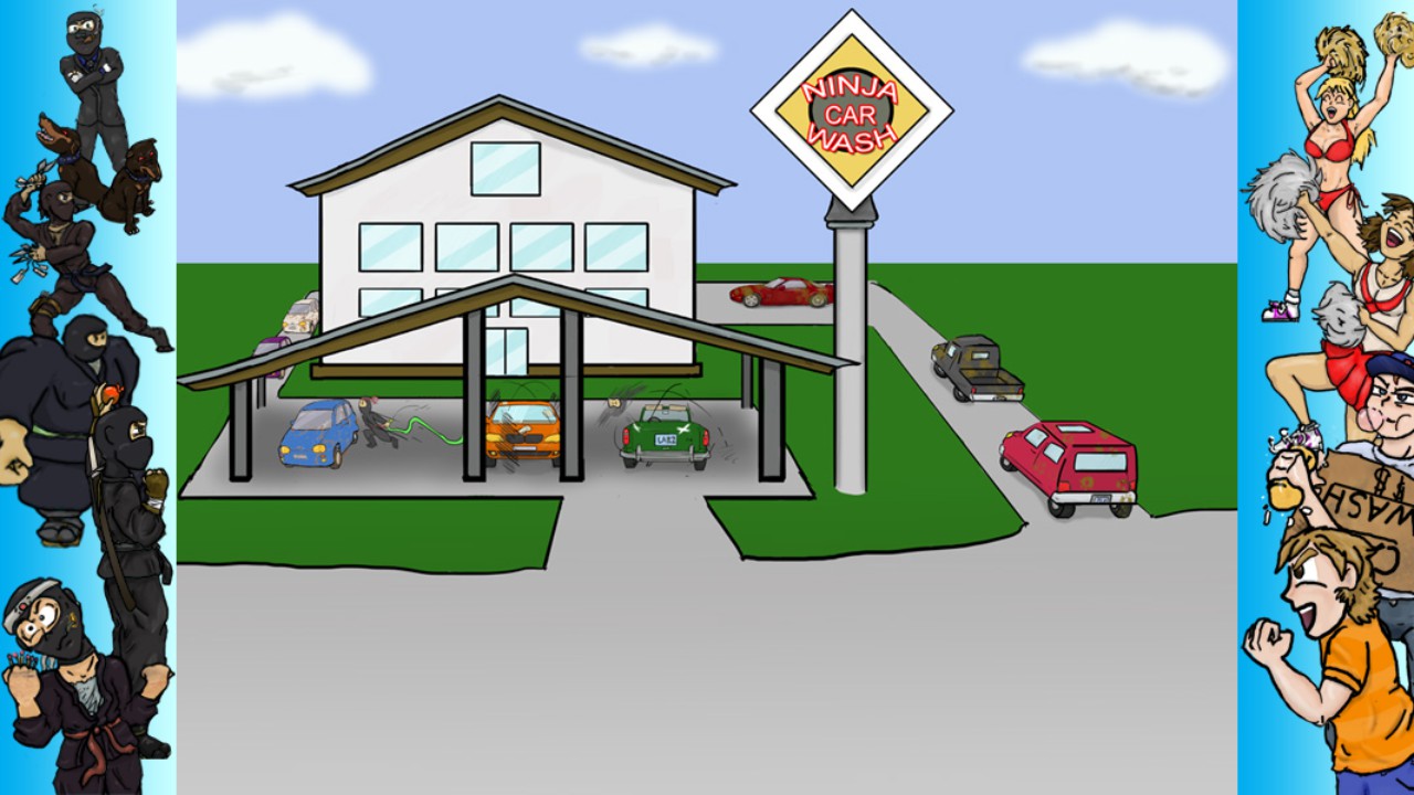 Car Washer: Summer of the Ninja screenshot 3