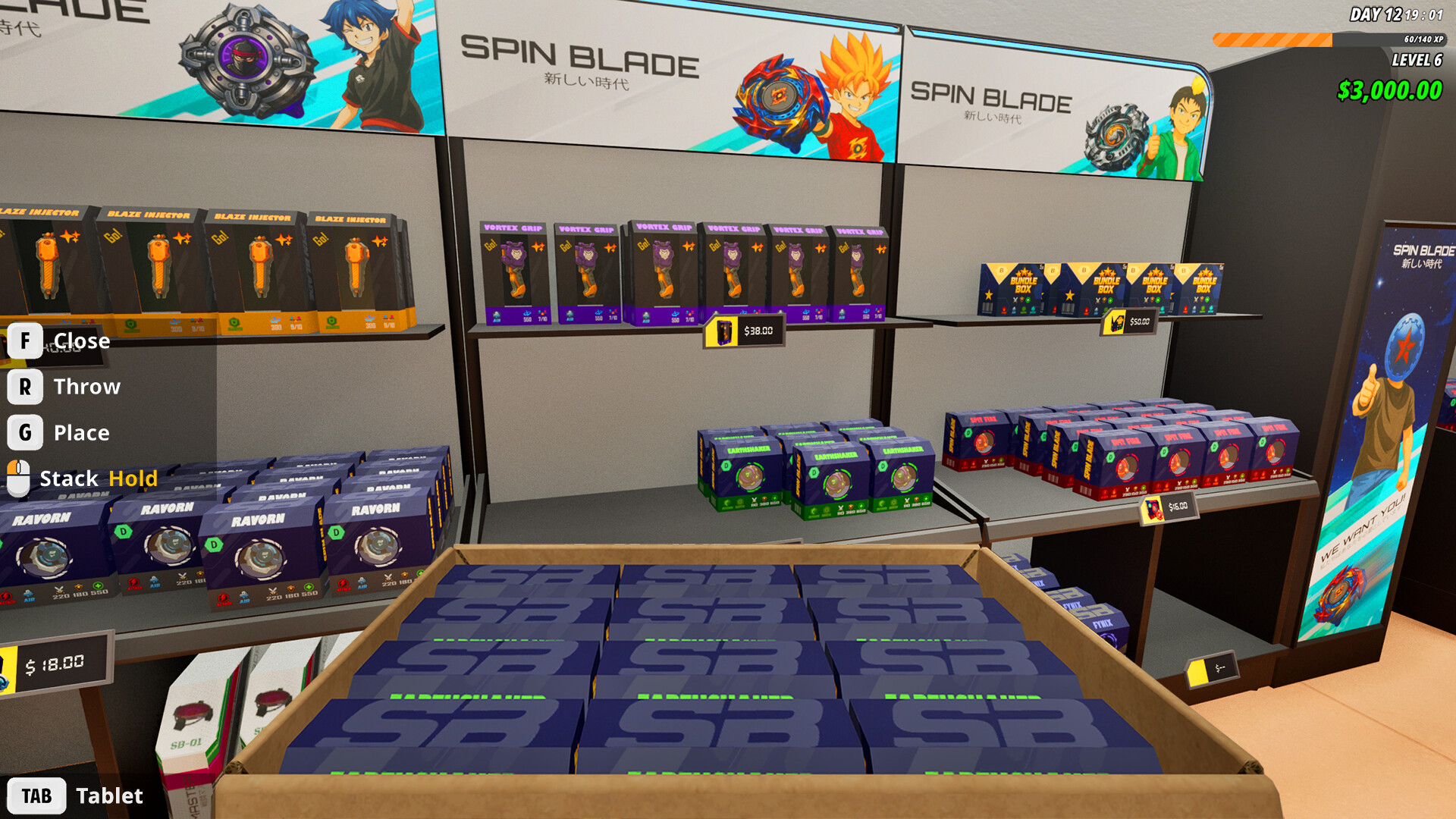 Spin Blade Shop Simulator screenshot 2