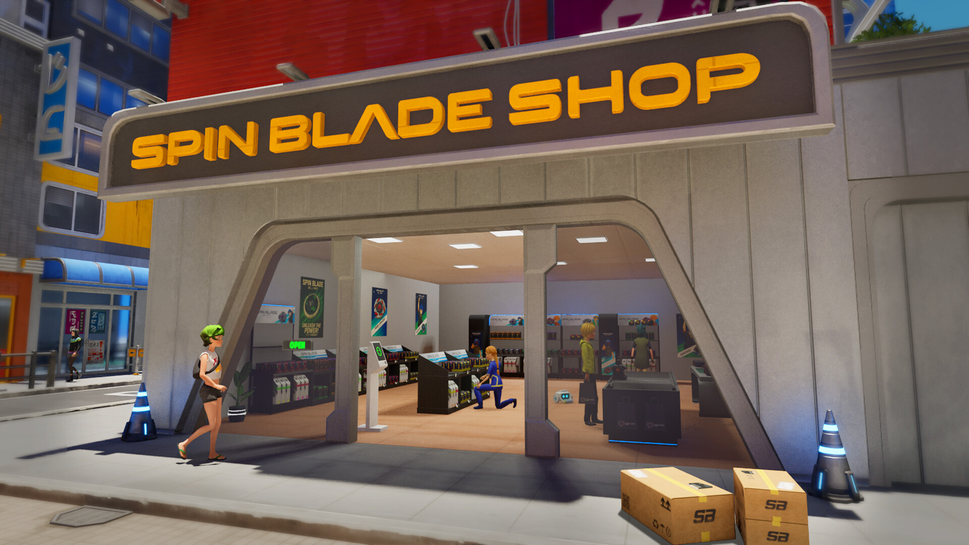 Spin Blade Shop Simulator screenshot 8