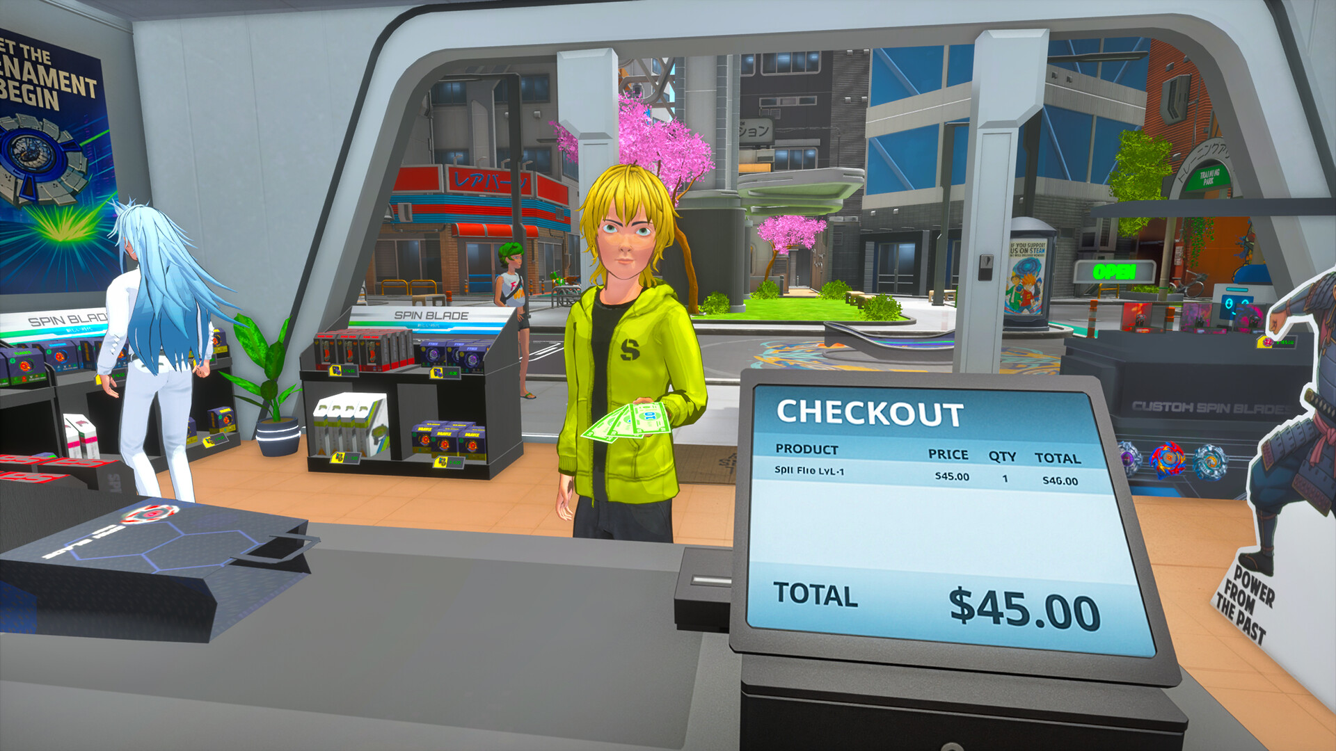 Spin Blade Shop Simulator screenshot 1