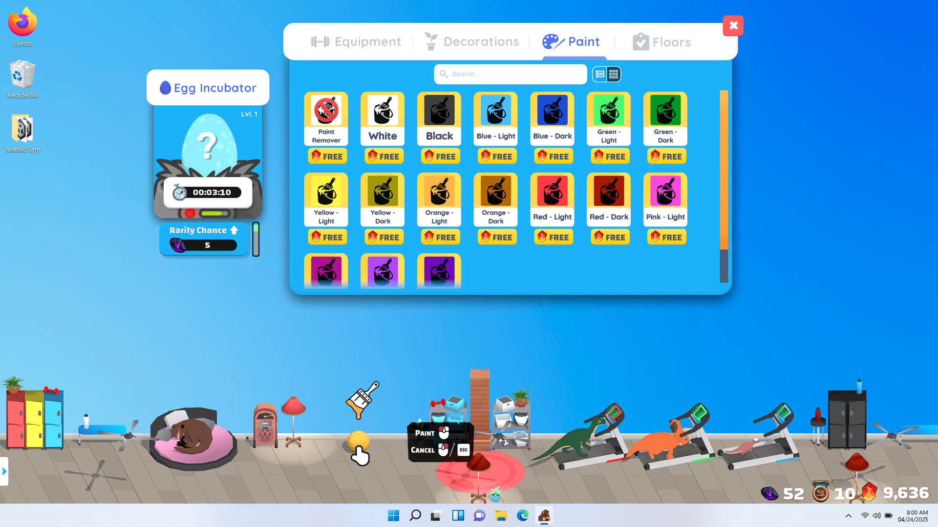 Jurassic Gym screenshot 2