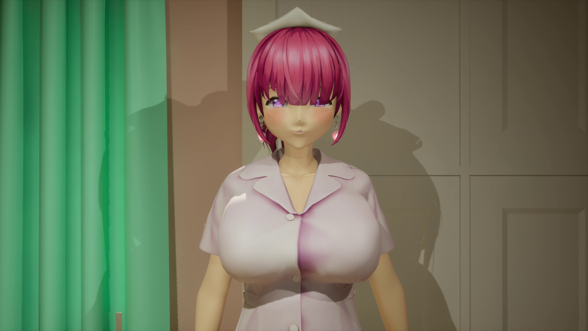 Ejaculation Treatment by Nurse Luna with her Bursting Tits, in a Sexual Treatment Ward! ～3DCG Animation Animation～ screenshot 2