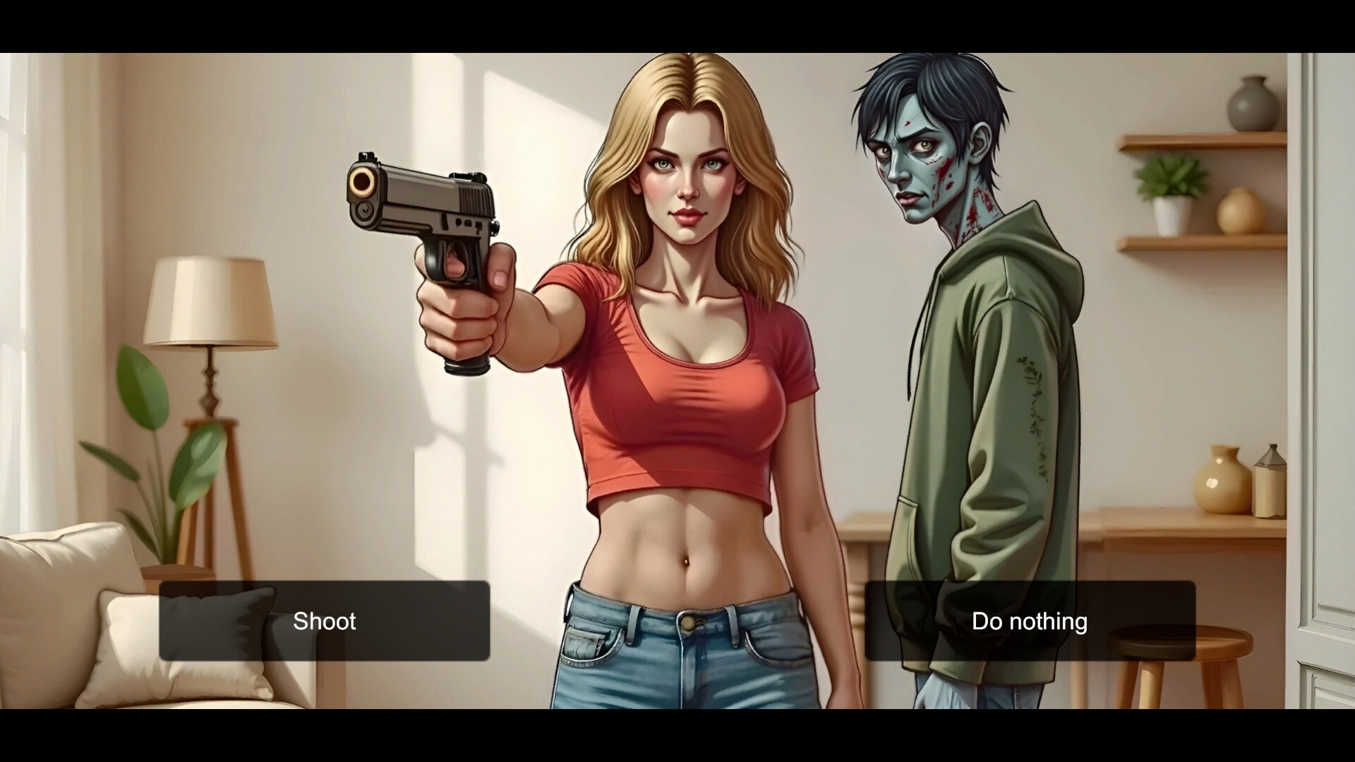 Half Dead: A Zombie Story Game screenshot 1