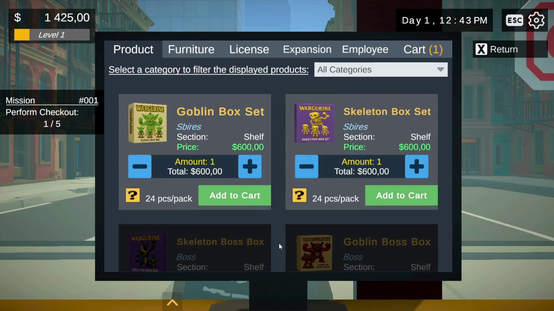Figurine Shop Simulator screenshot 3