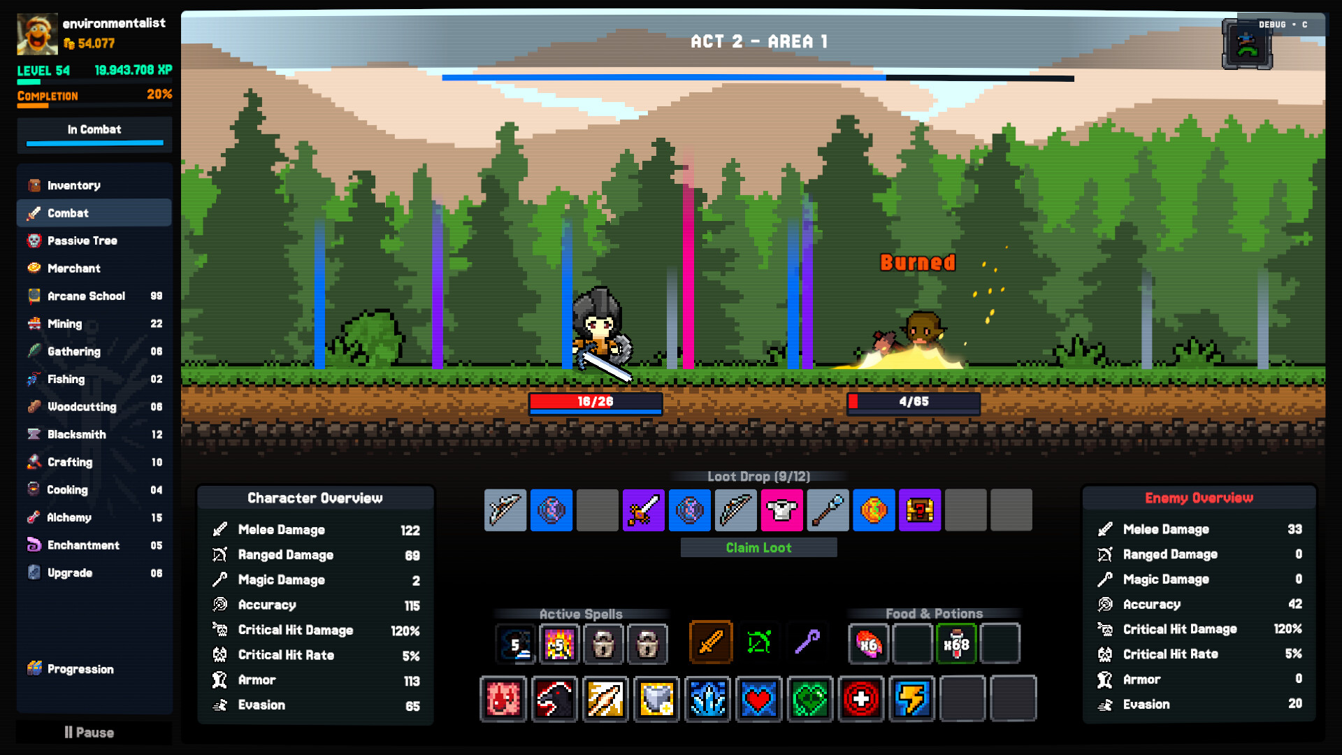 Between Adventures IDLE screenshot 1