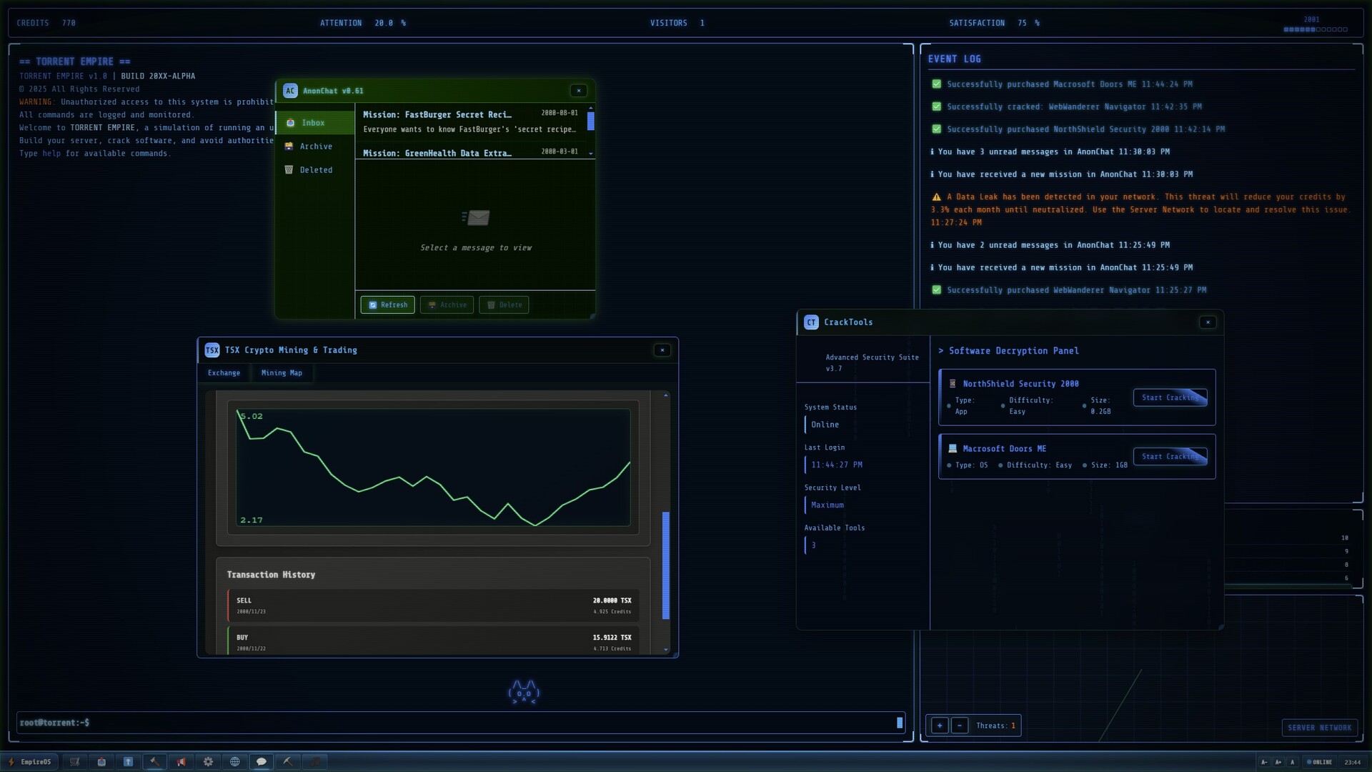 Torrent Empire screenshot 2