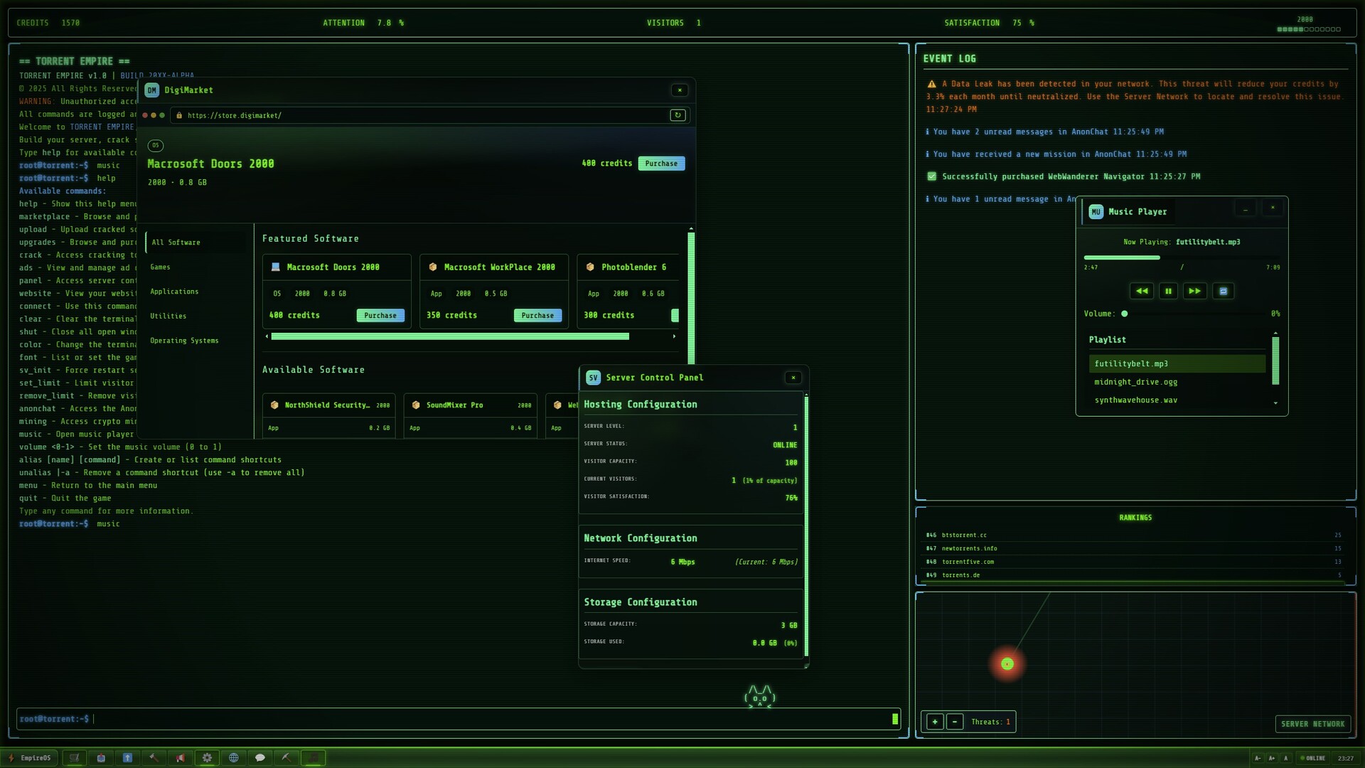 Torrent Empire screenshot 1