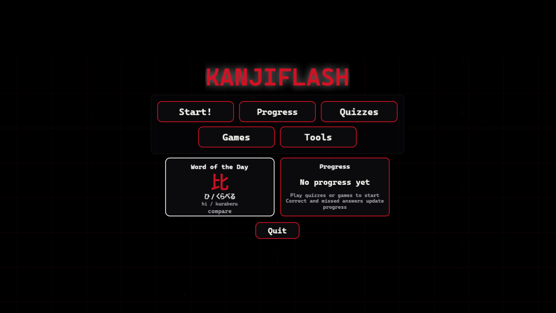 KanjiFlash screenshot 1