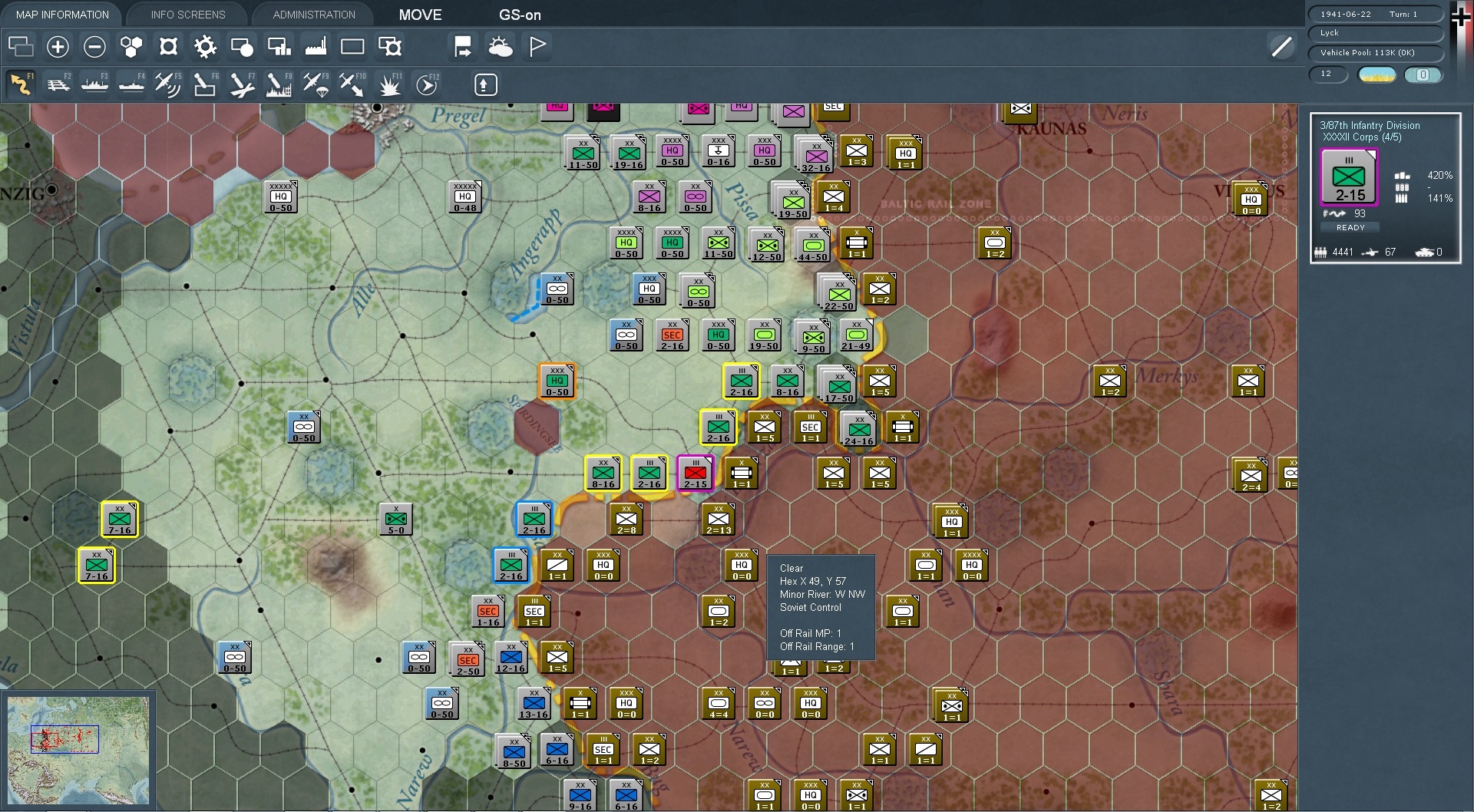 Gary Grigsby's War in the East screenshot 5