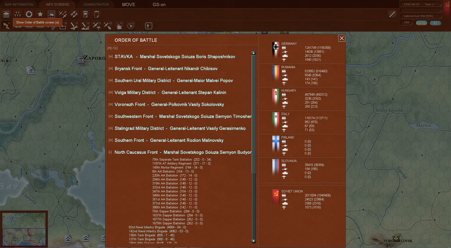 Gary Grigsby's War in the East screenshot 2