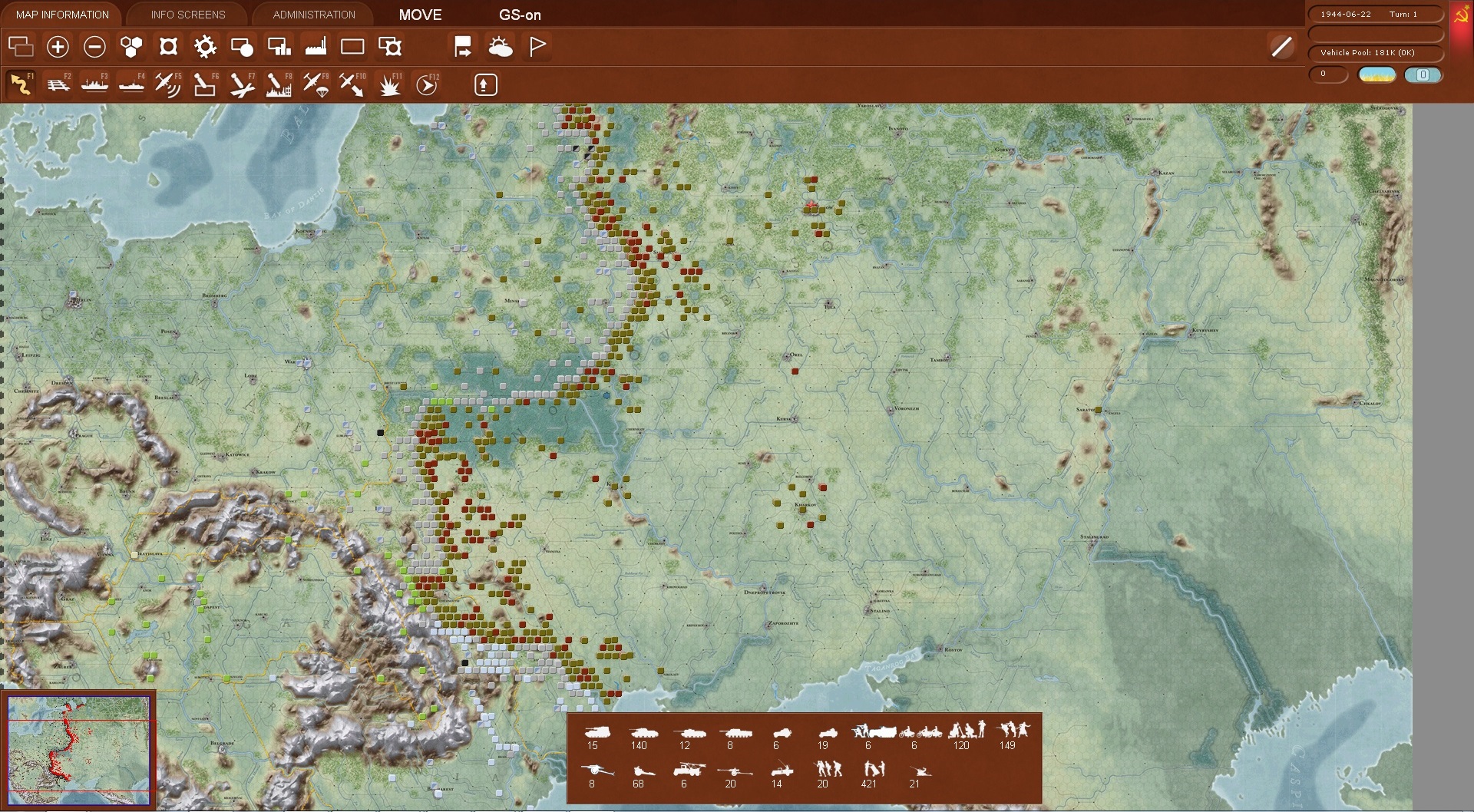 Gary Grigsby's War in the East screenshot 1