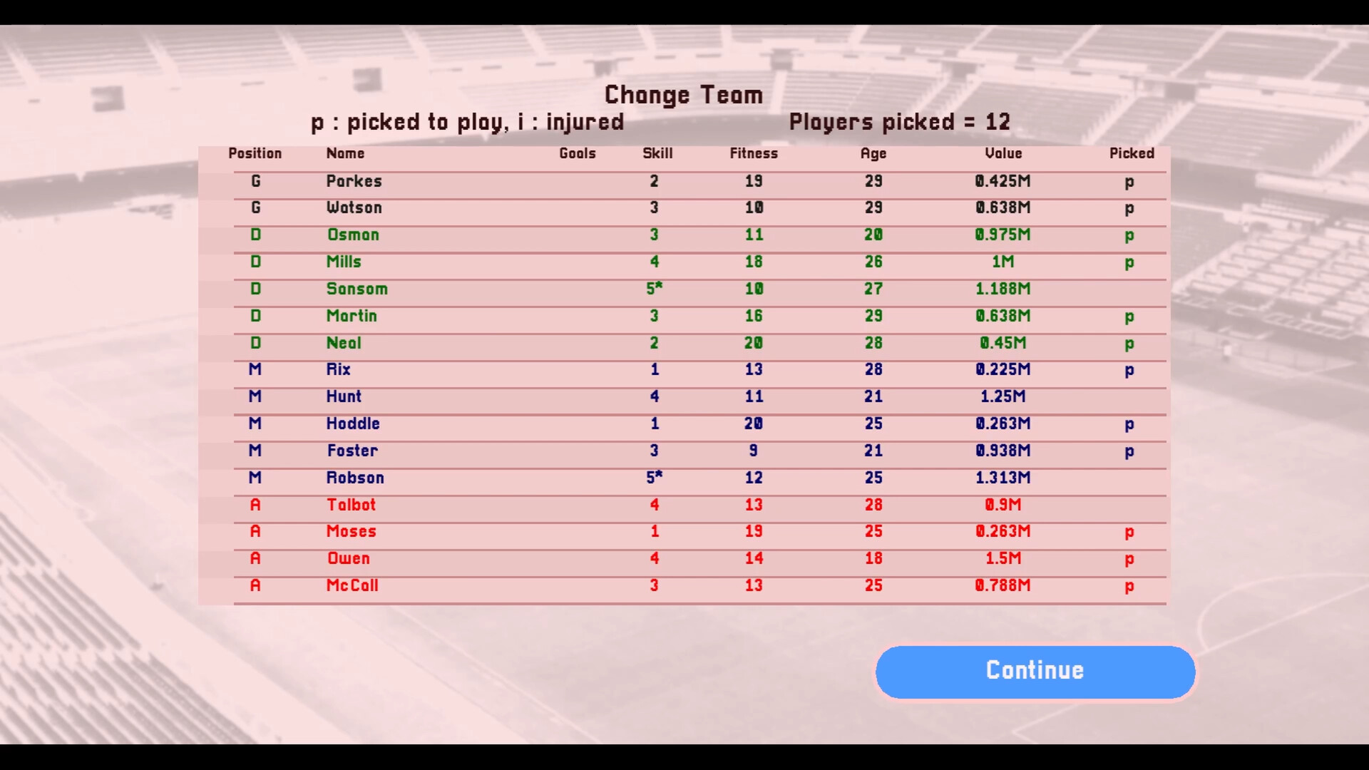 Kevin Toms Football Star Manager screenshot 2