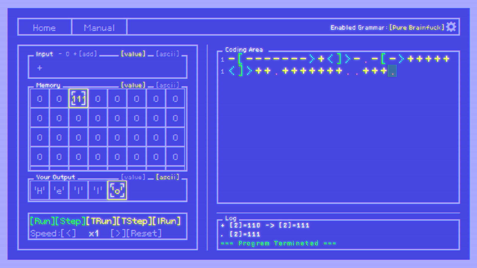 Brainfuck Challenge screenshot 5