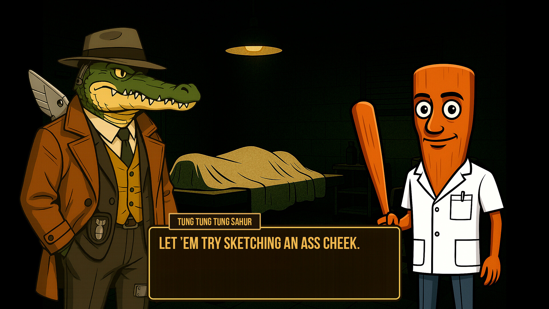 Bombardiro Crocodilo: The Naked Clue screenshot 1