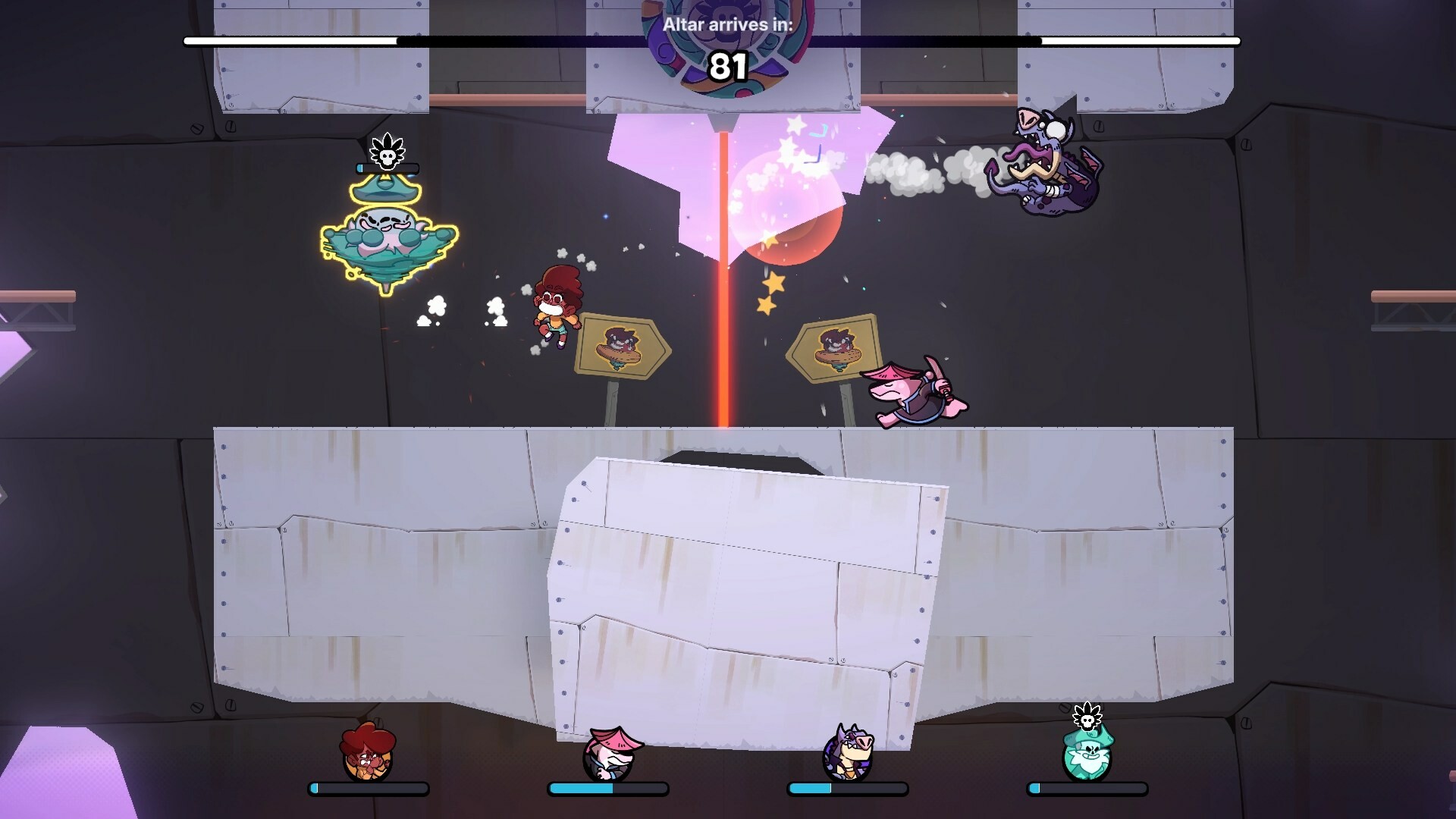 Heroes of the Triangle: Mask Rush screenshot 2