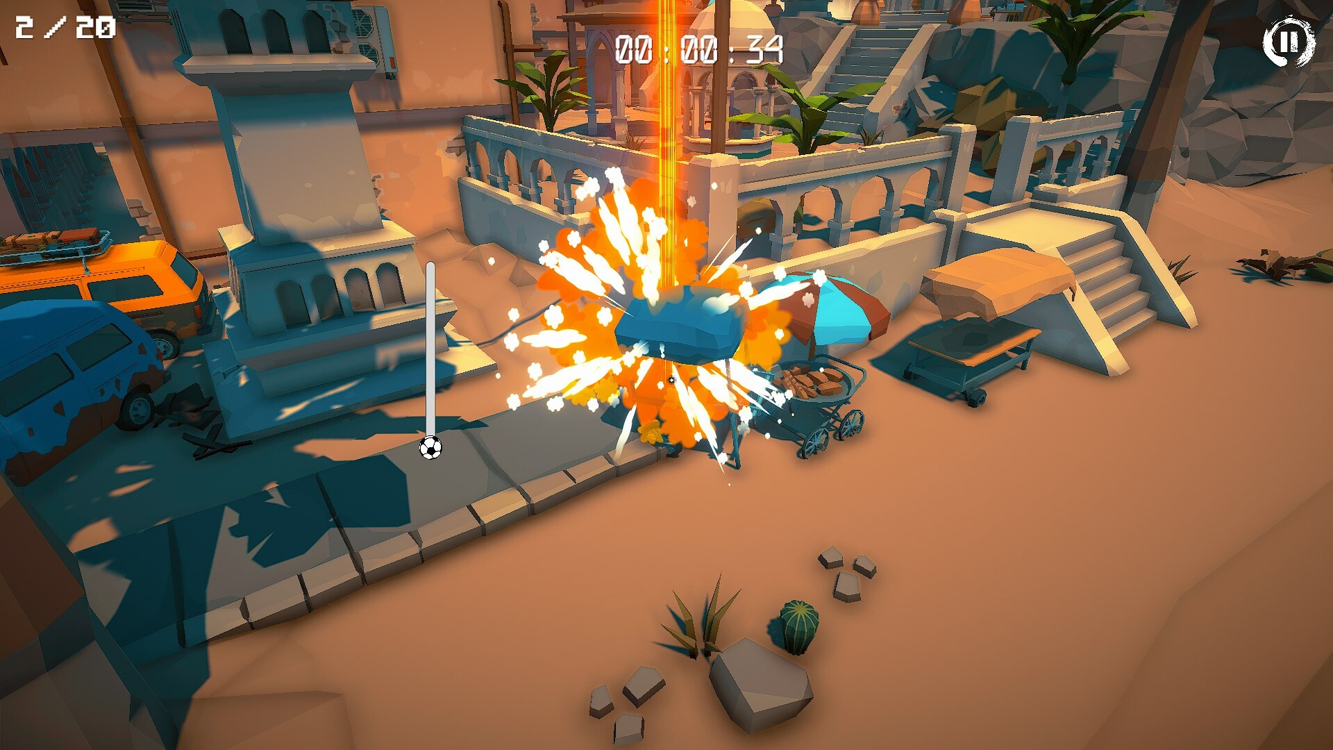 ROOM FOOTBALL - Sand Storm screenshot 3