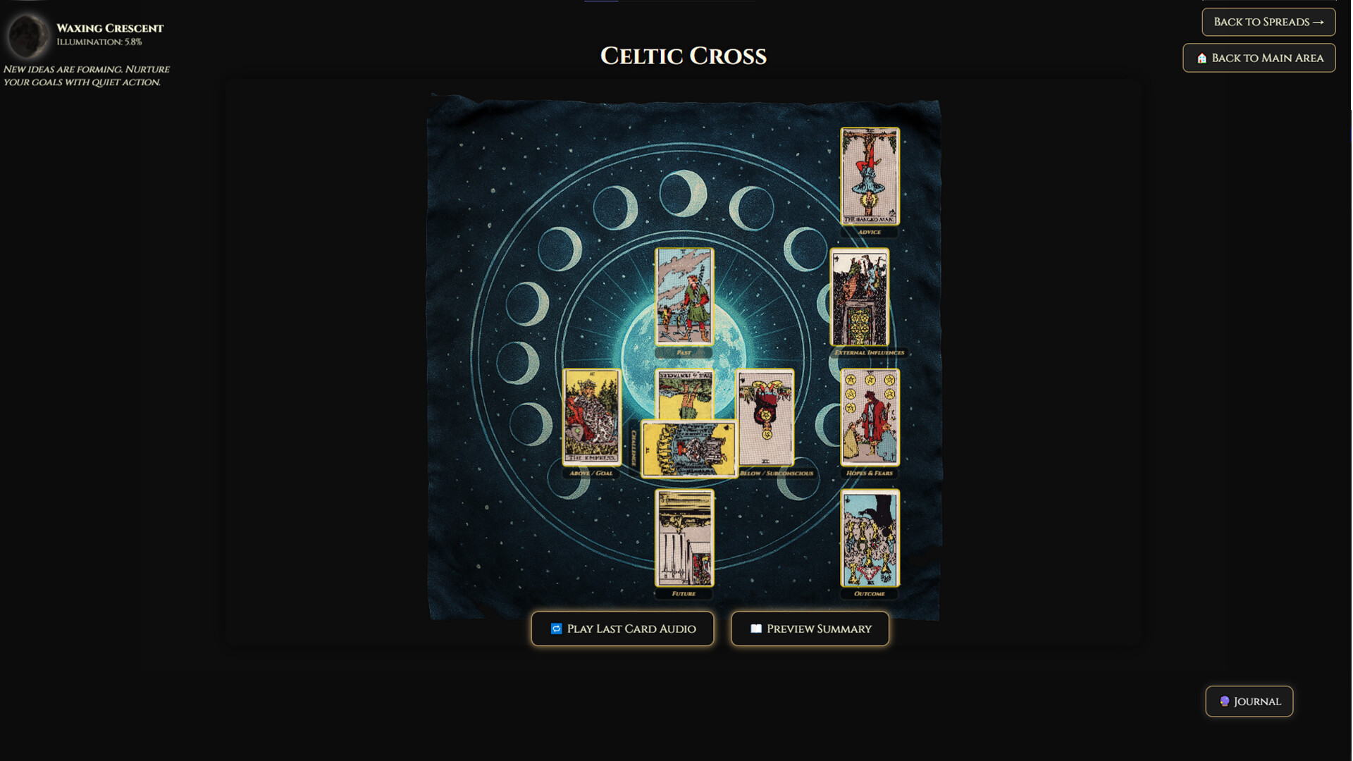 Tarot Awakening screenshot 1
