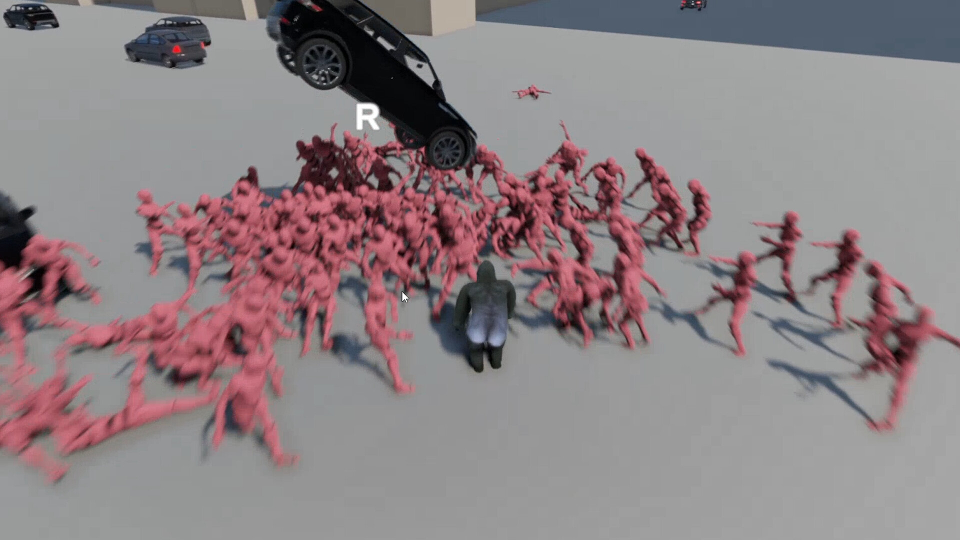 A Gorilla vs 100 Men Simulator screenshot 1
