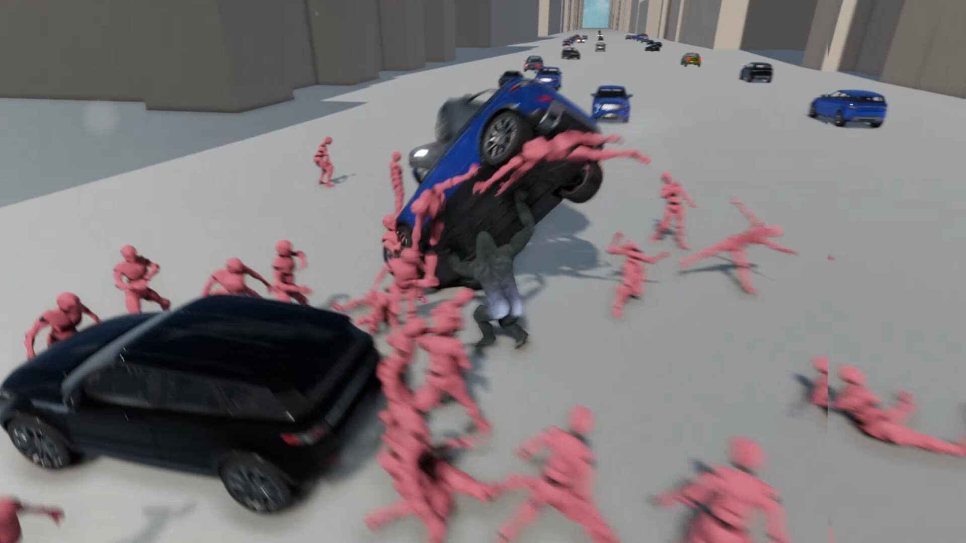 A Gorilla vs 100 Men Simulator screenshot 2