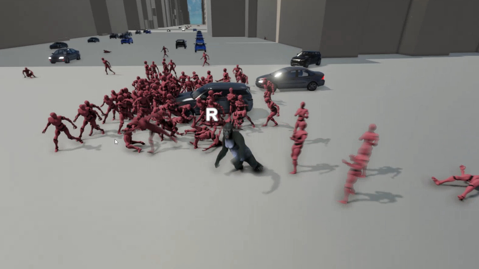 A Gorilla vs 100 Men Simulator screenshot 3