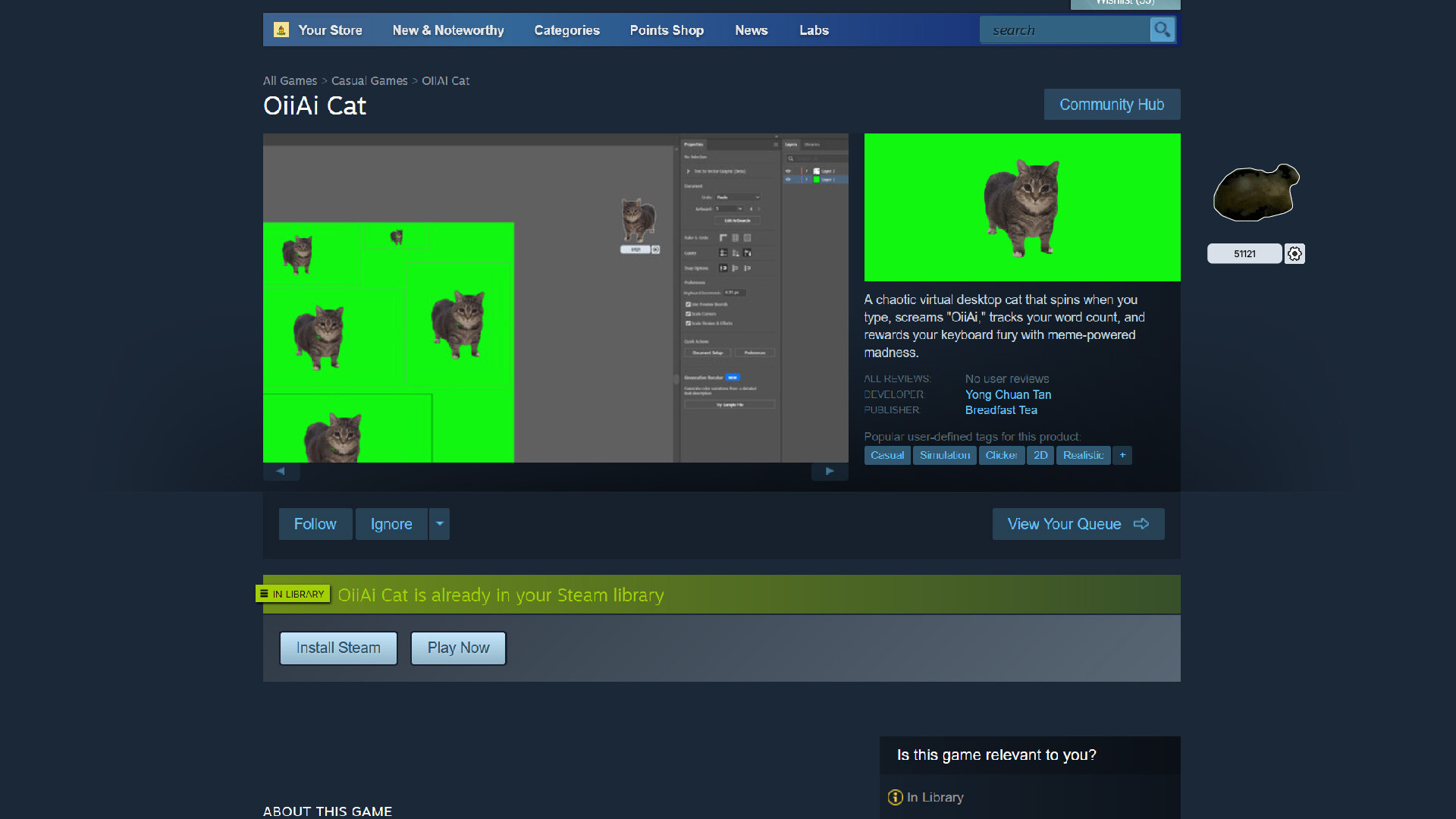 OiiAi Cat screenshot 2