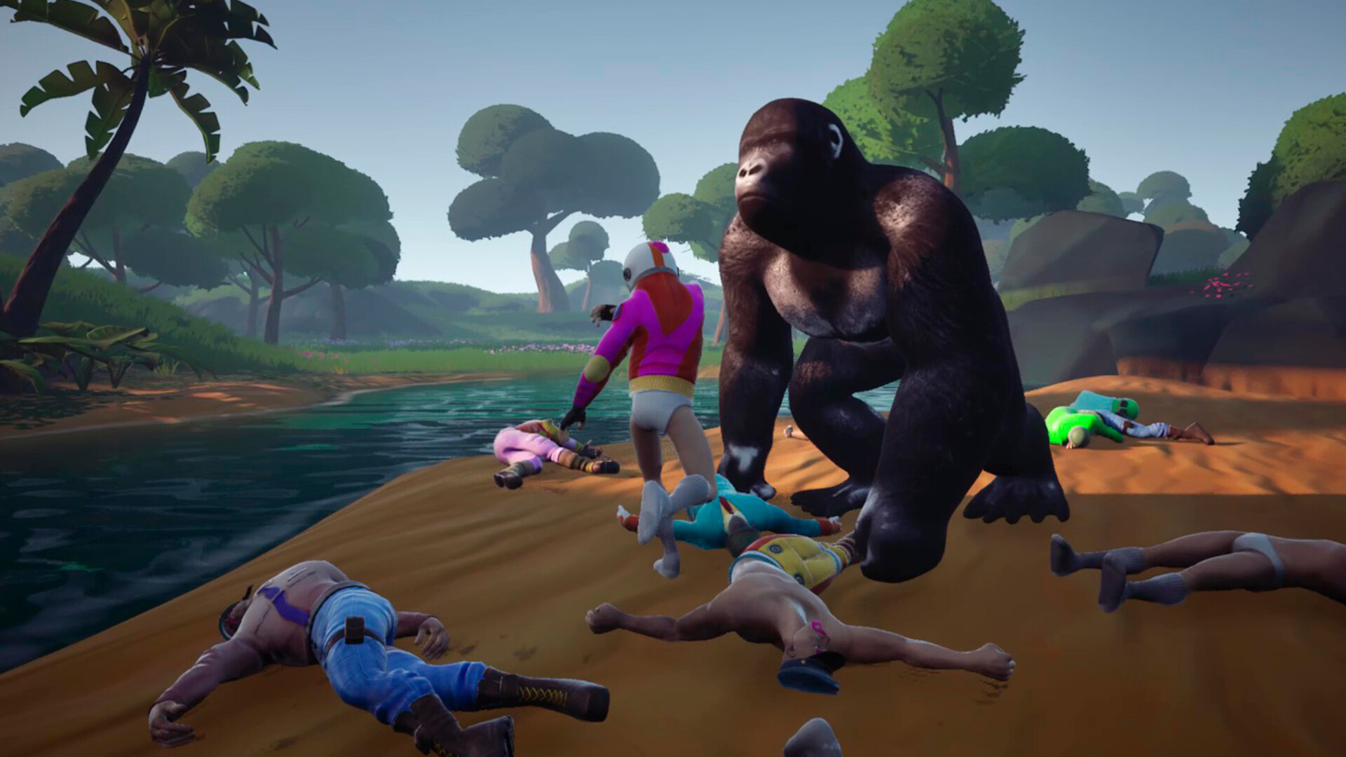 100 Men VS Gorilla screenshot 13