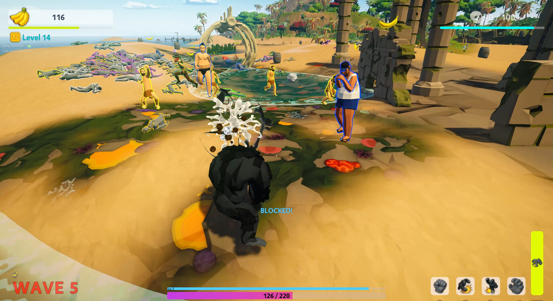 The Showdown: Gorilla vs 100 screenshot 8