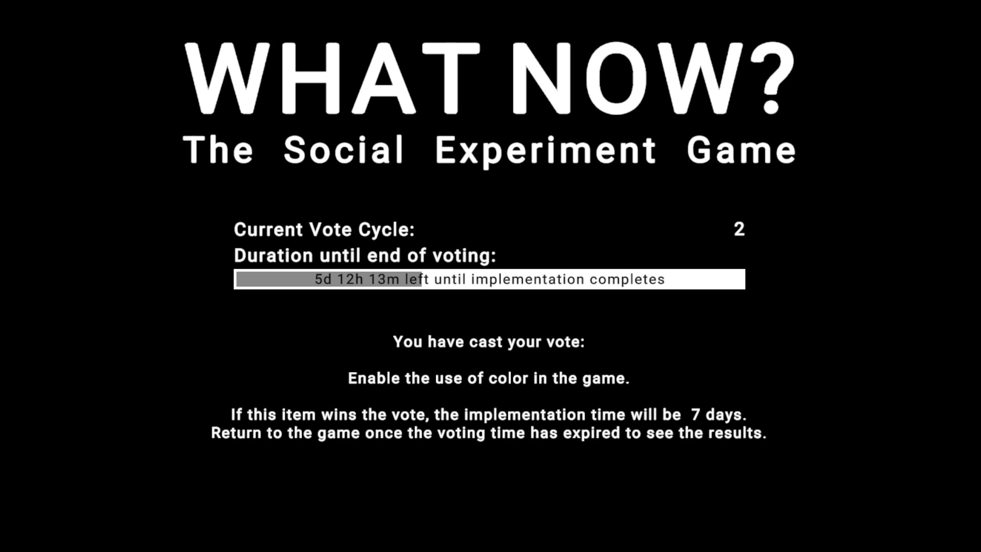 WHAT NOW? - The Social Experiment Game screenshot 4