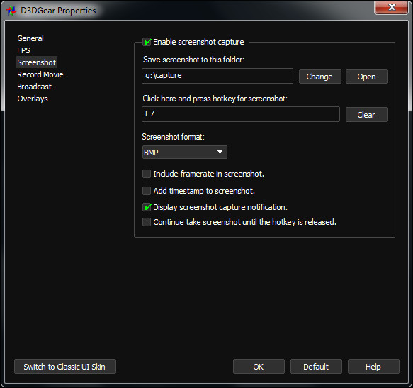 D3DGear - Game Recording and Streaming Software screenshot 2