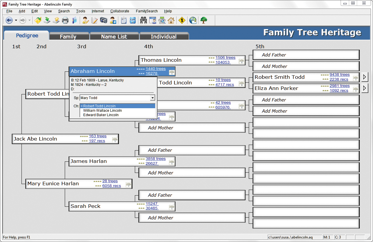 Family Tree Heritage Platinum 9 screenshot 4