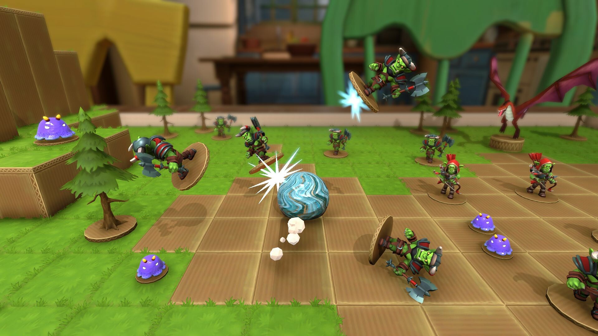 Table Tactics: physics-driven tabletop battles screenshot 1