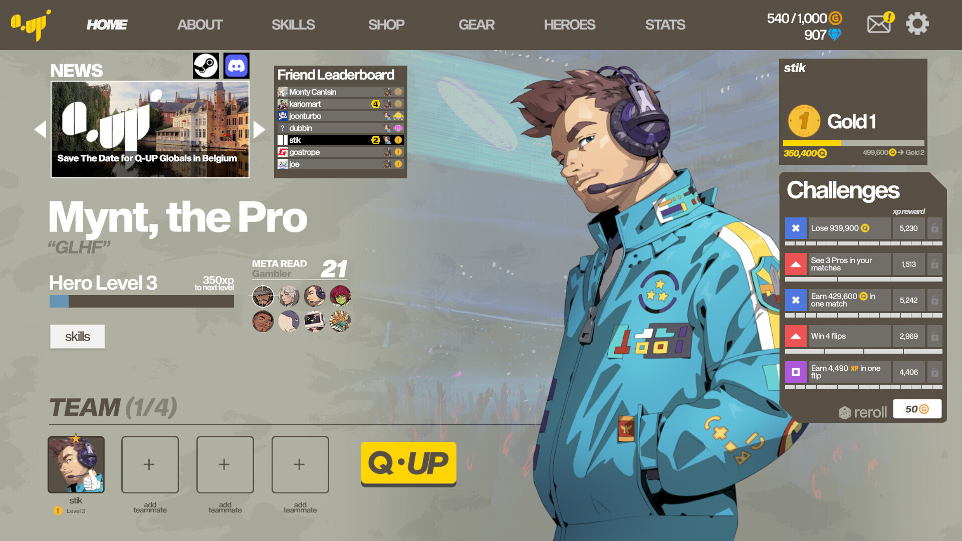 Q-UP screenshot 2
