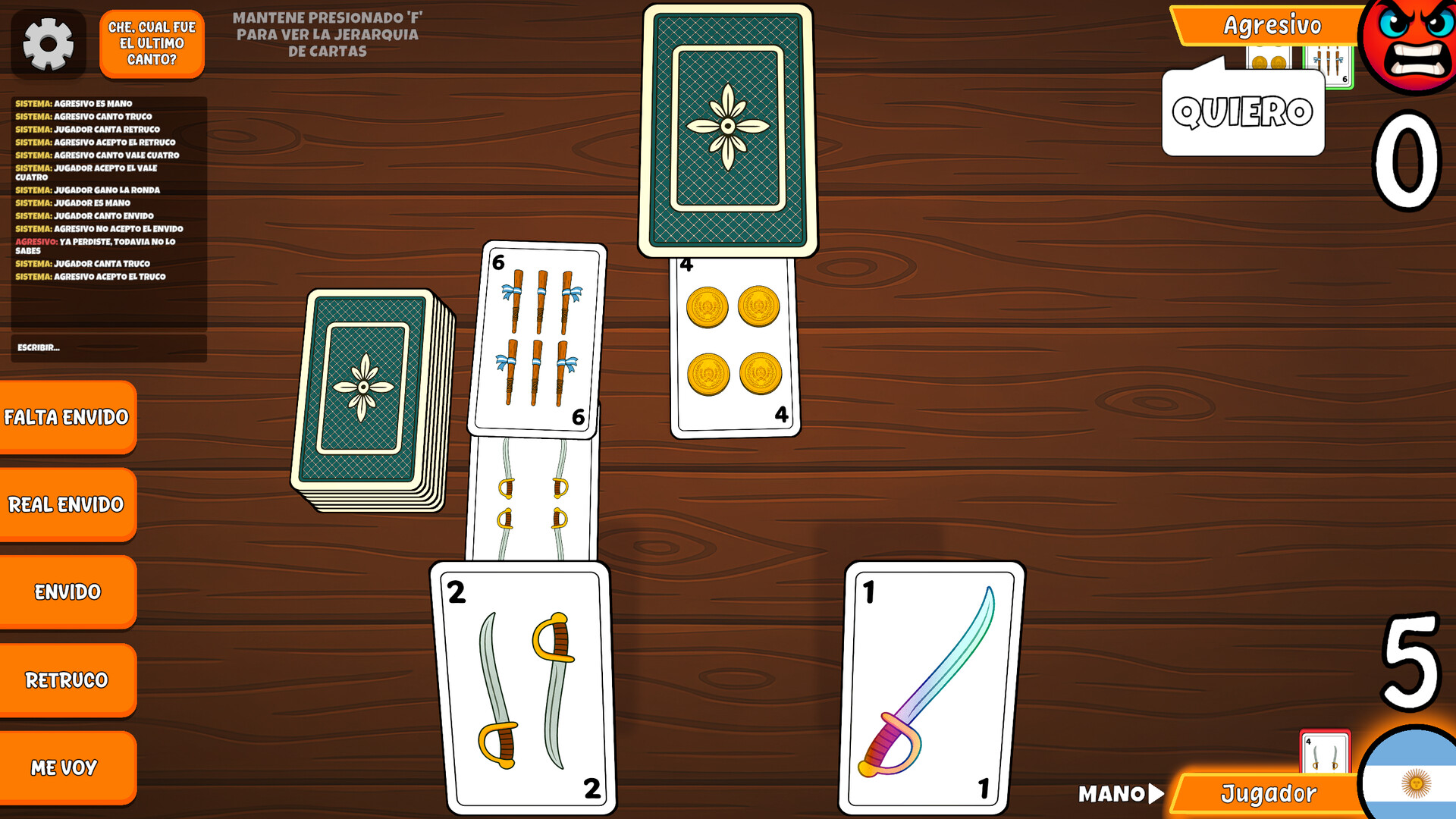 Truco Argentino screenshot 3