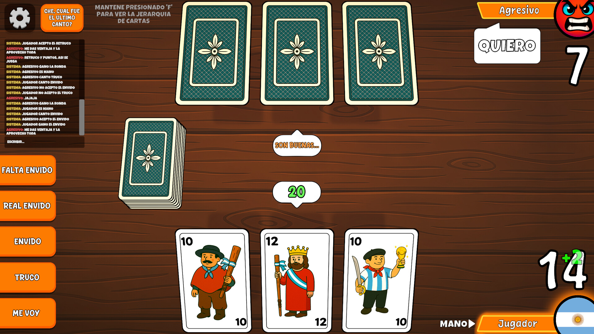 Truco Argentino screenshot 2
