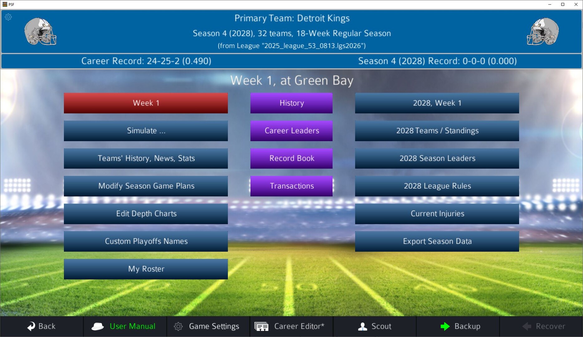 Pro Strategy Football 2026 screenshot 3