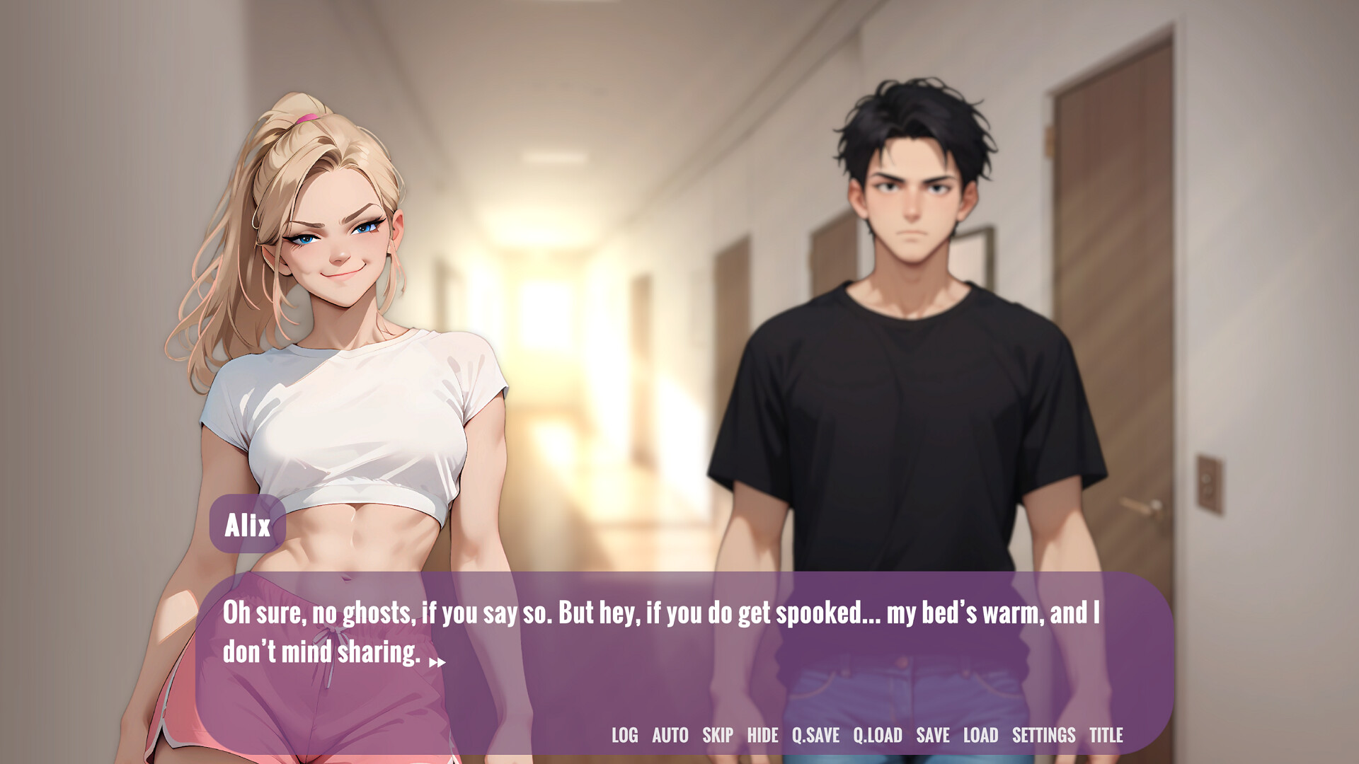 HELP! My New Roommate is a Hung Goth Futanari Ghost ! screenshot 2