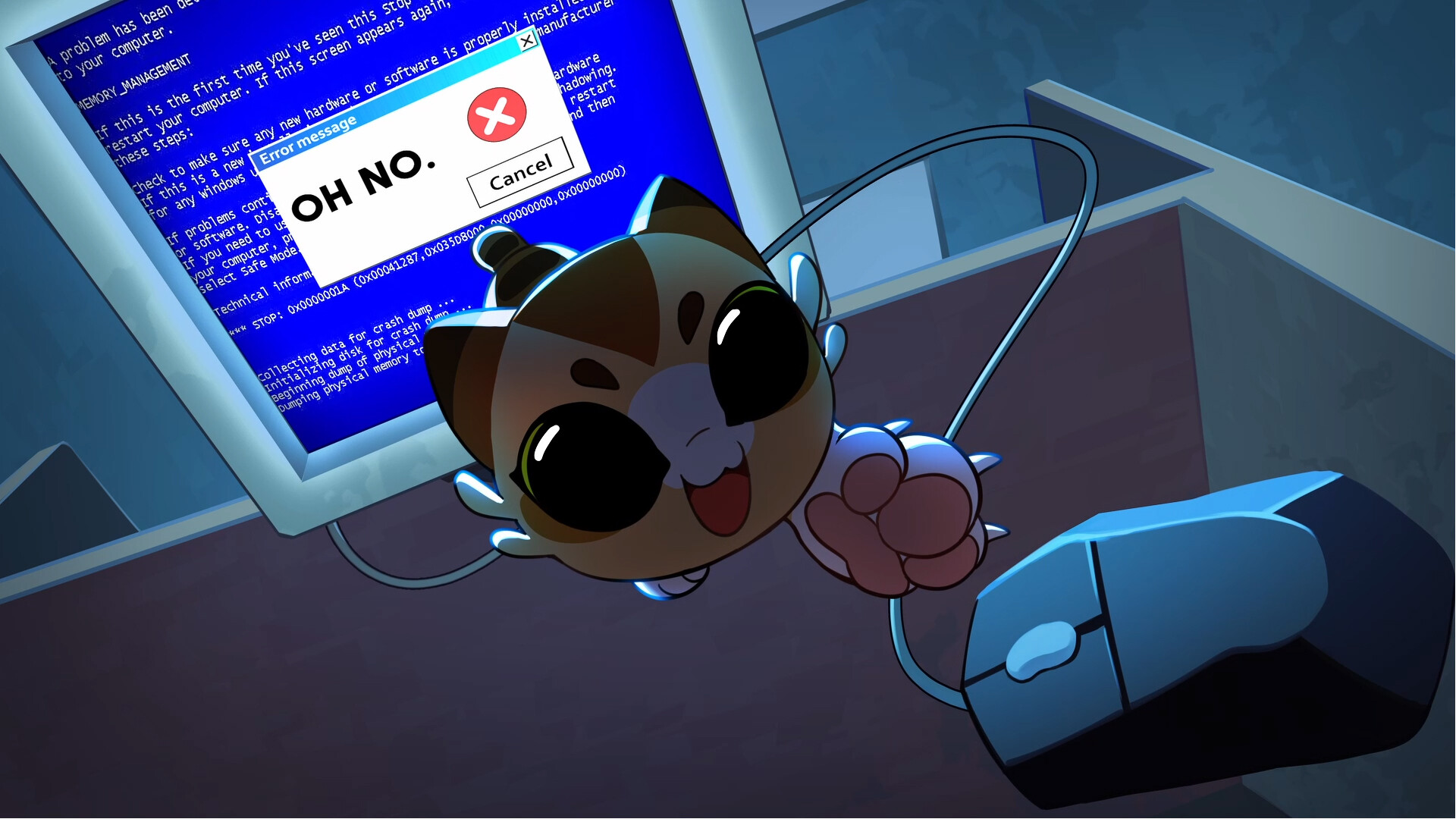 Isekat: Crushed by a Computer, My Beloved Kitten is Transported to a Fantasy World where its Typing Skills Save the Kingdom! screenshot 1