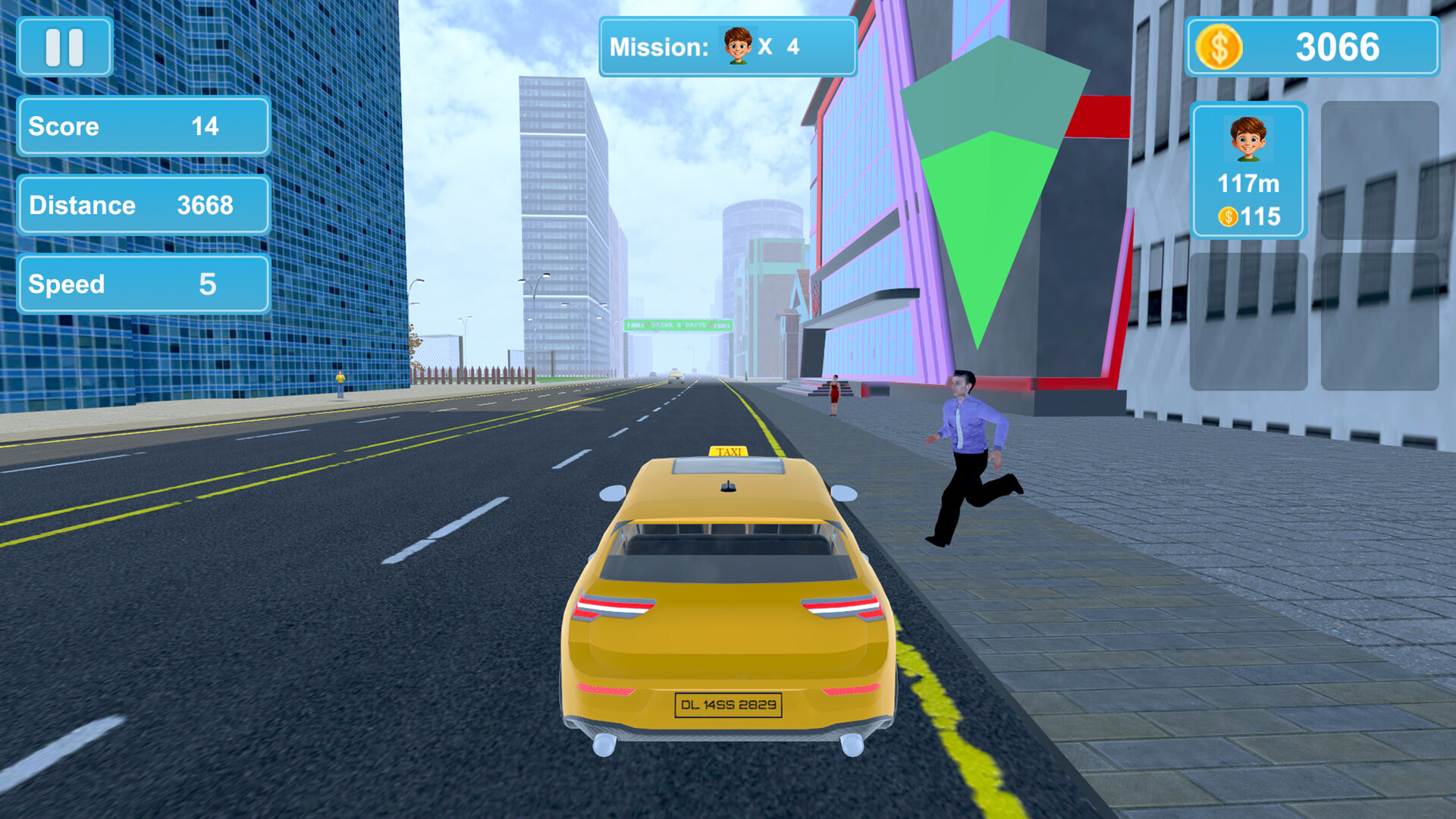 City Taxi Mission screenshot 2