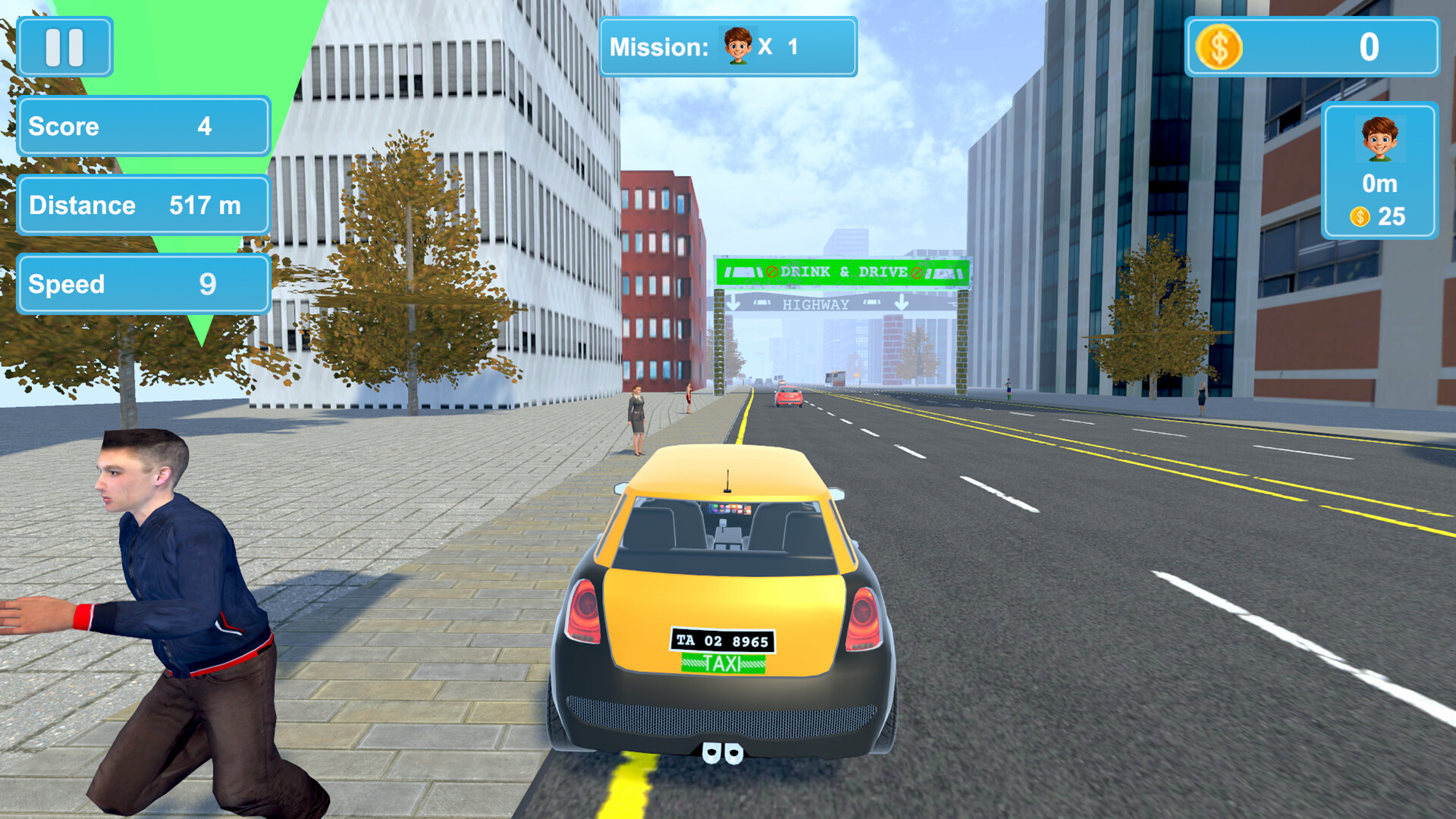 City Taxi Mission screenshot 13