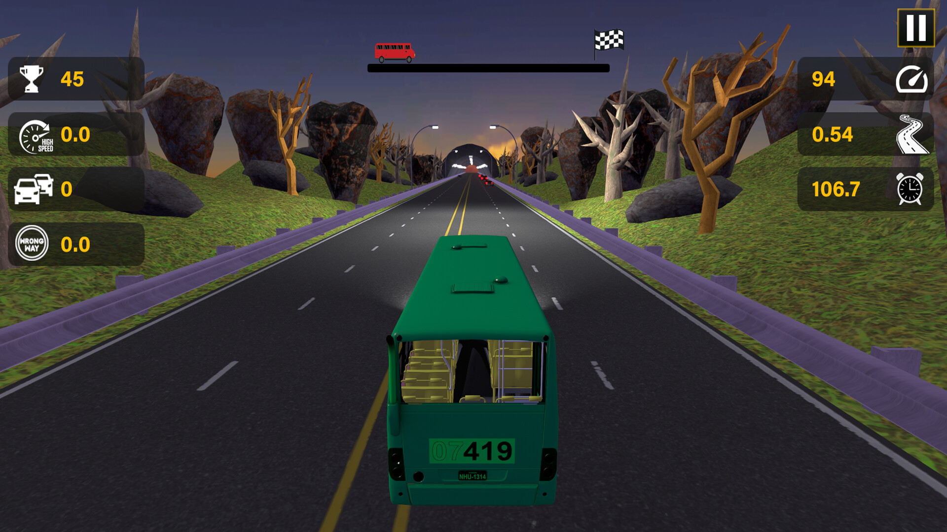 Highway Bus Rush screenshot 2