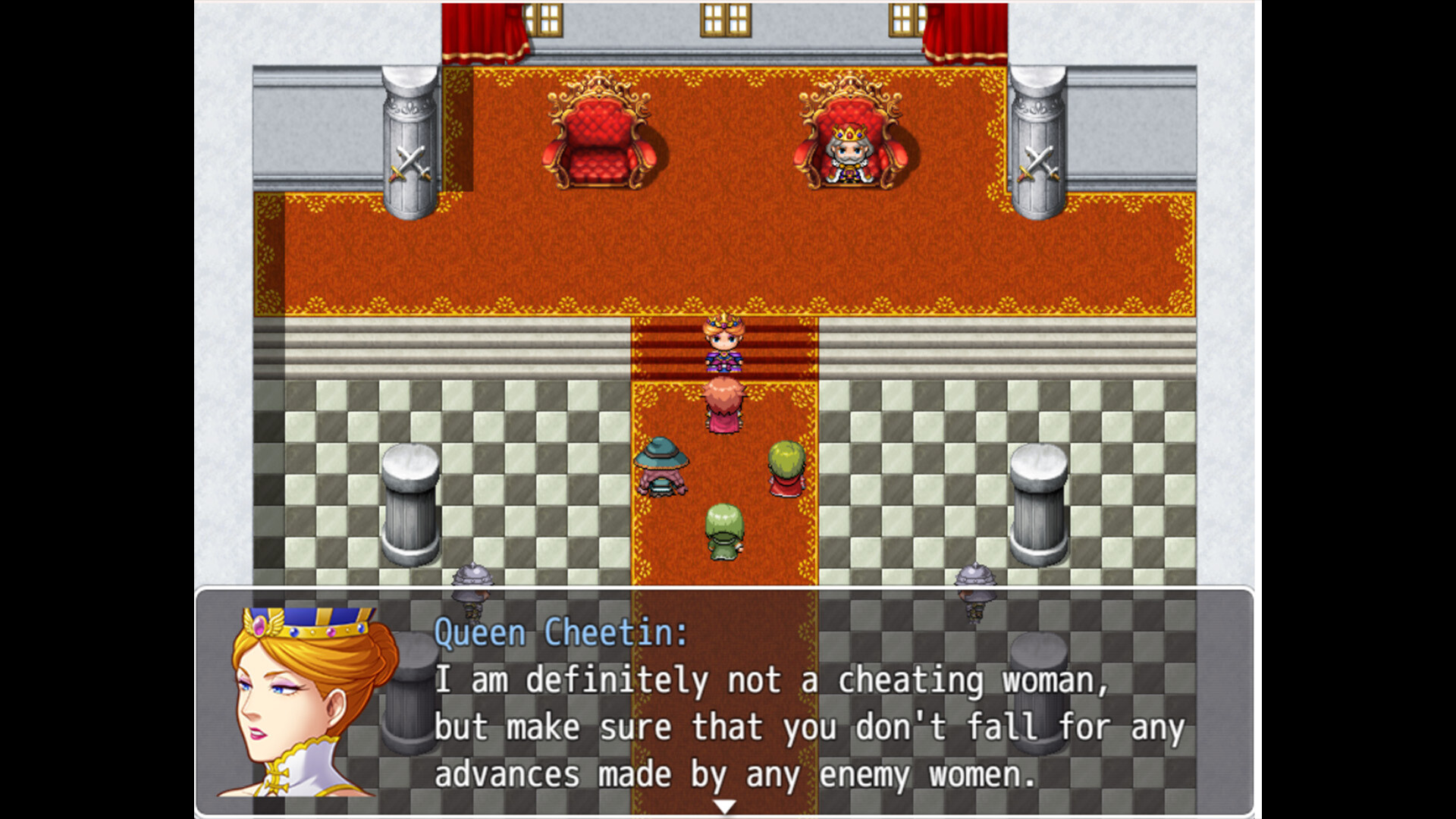 Heavy Spoilers RPG: The true identity of the final enemy is the hero's father screenshot 5