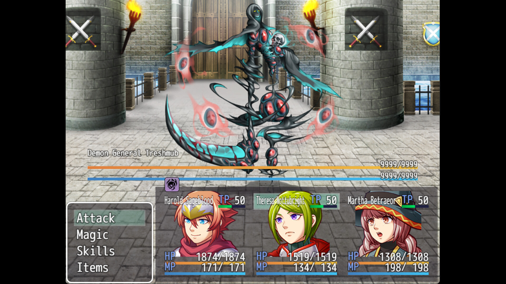 Heavy Spoilers RPG: The true identity of the final enemy is the hero's father screenshot 4