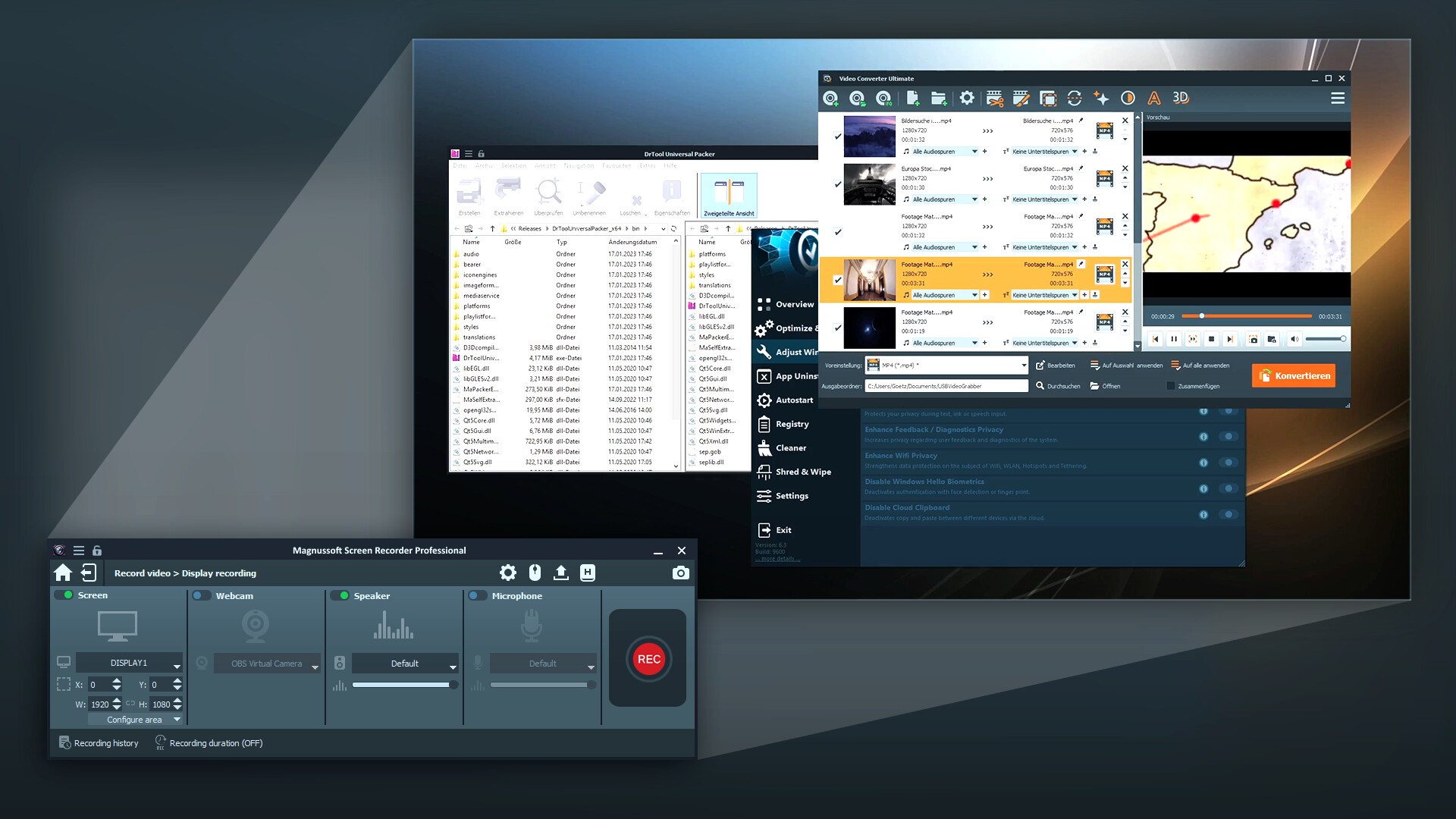 magnussoft® Screen Recorder Professional screenshot 1