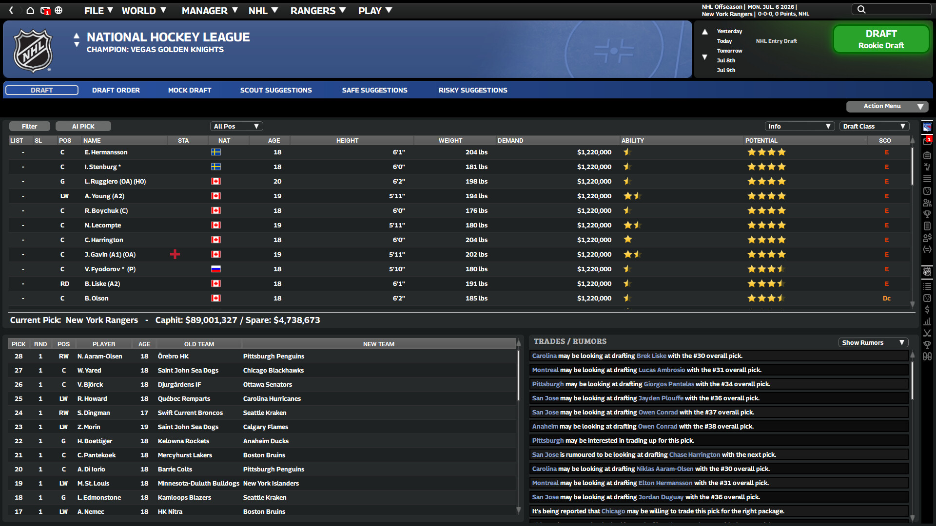 Franchise Hockey Manager 12 screenshot 2