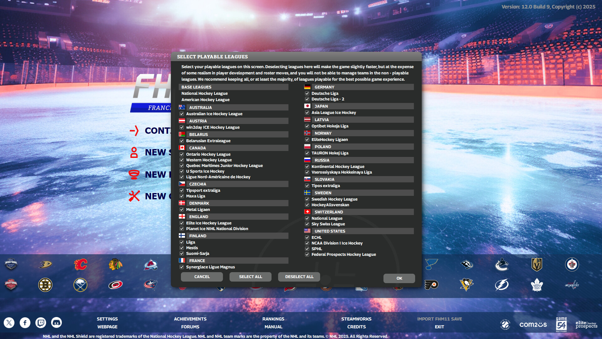 Franchise Hockey Manager 12 screenshot 4