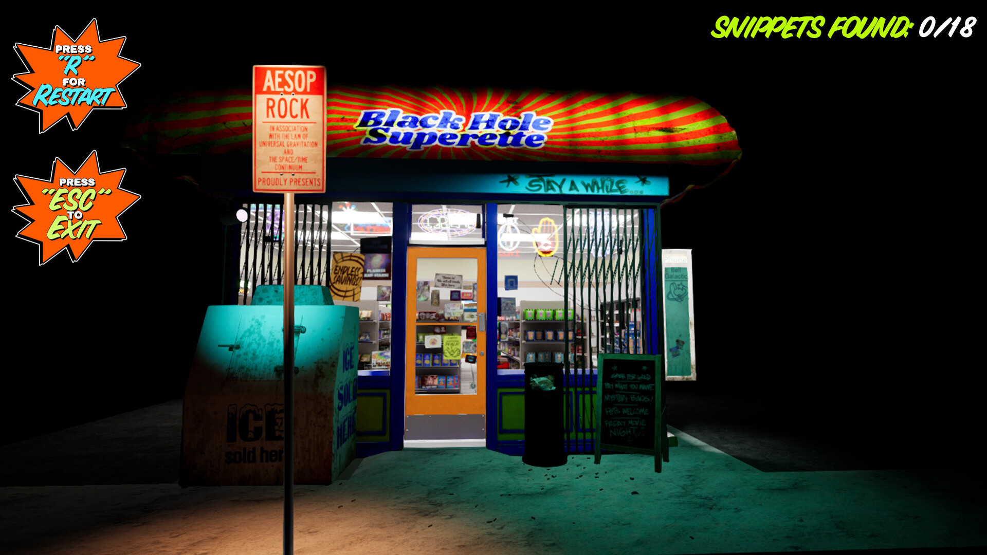 Aesop Rock's Black Hole Superette Experience screenshot 1