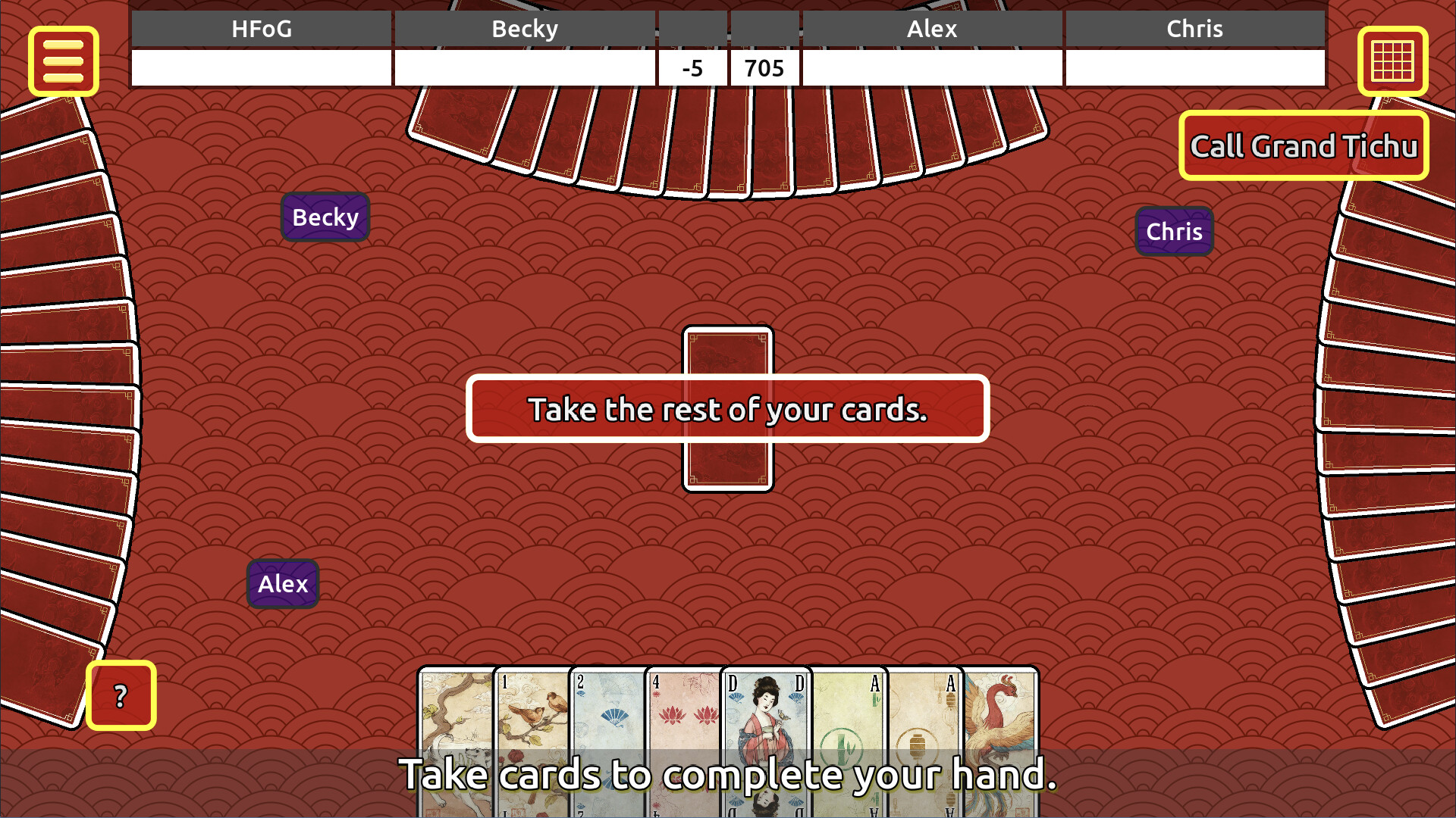 Tichu screenshot 1