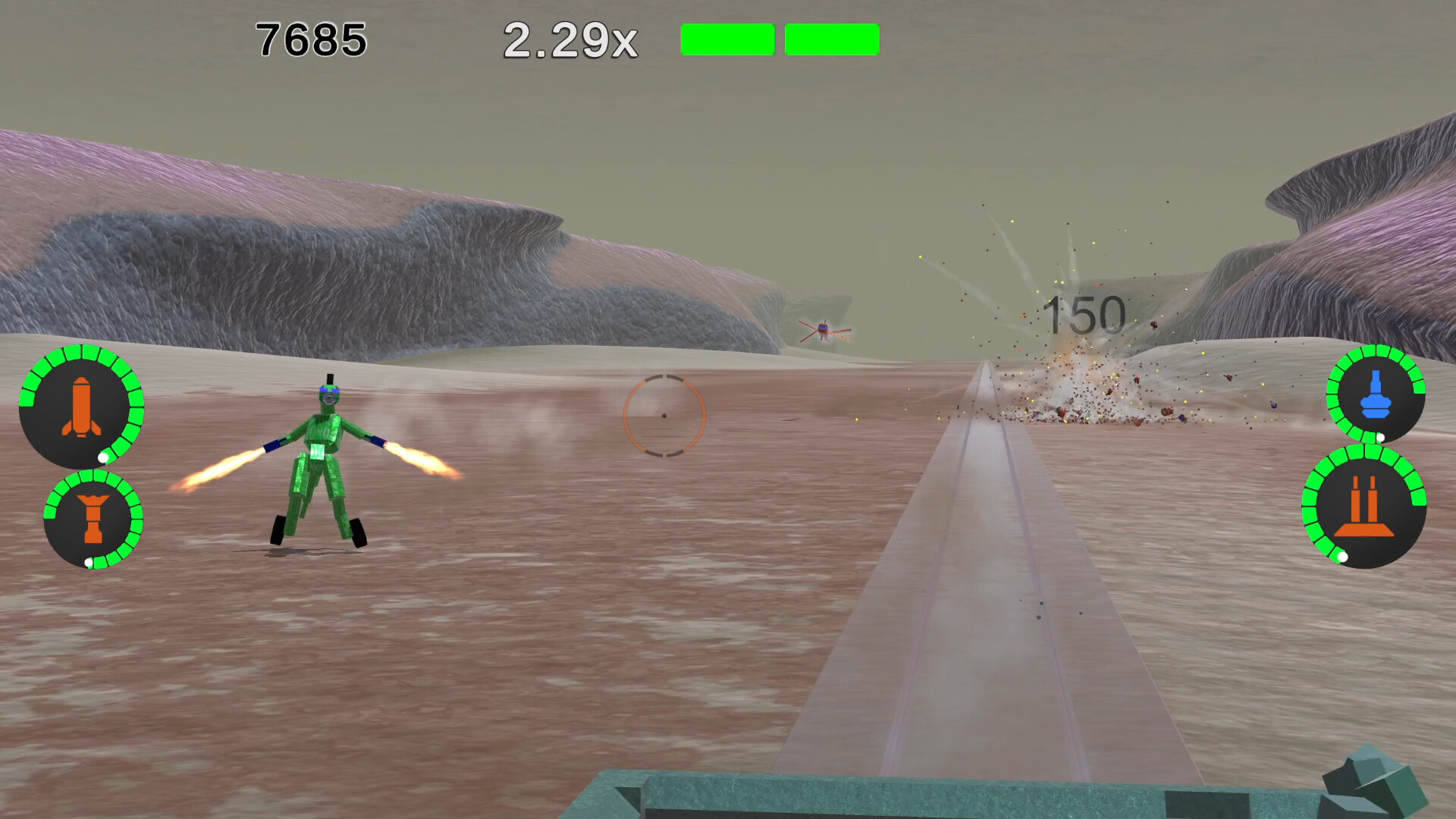 Rail Gunner screenshot 1